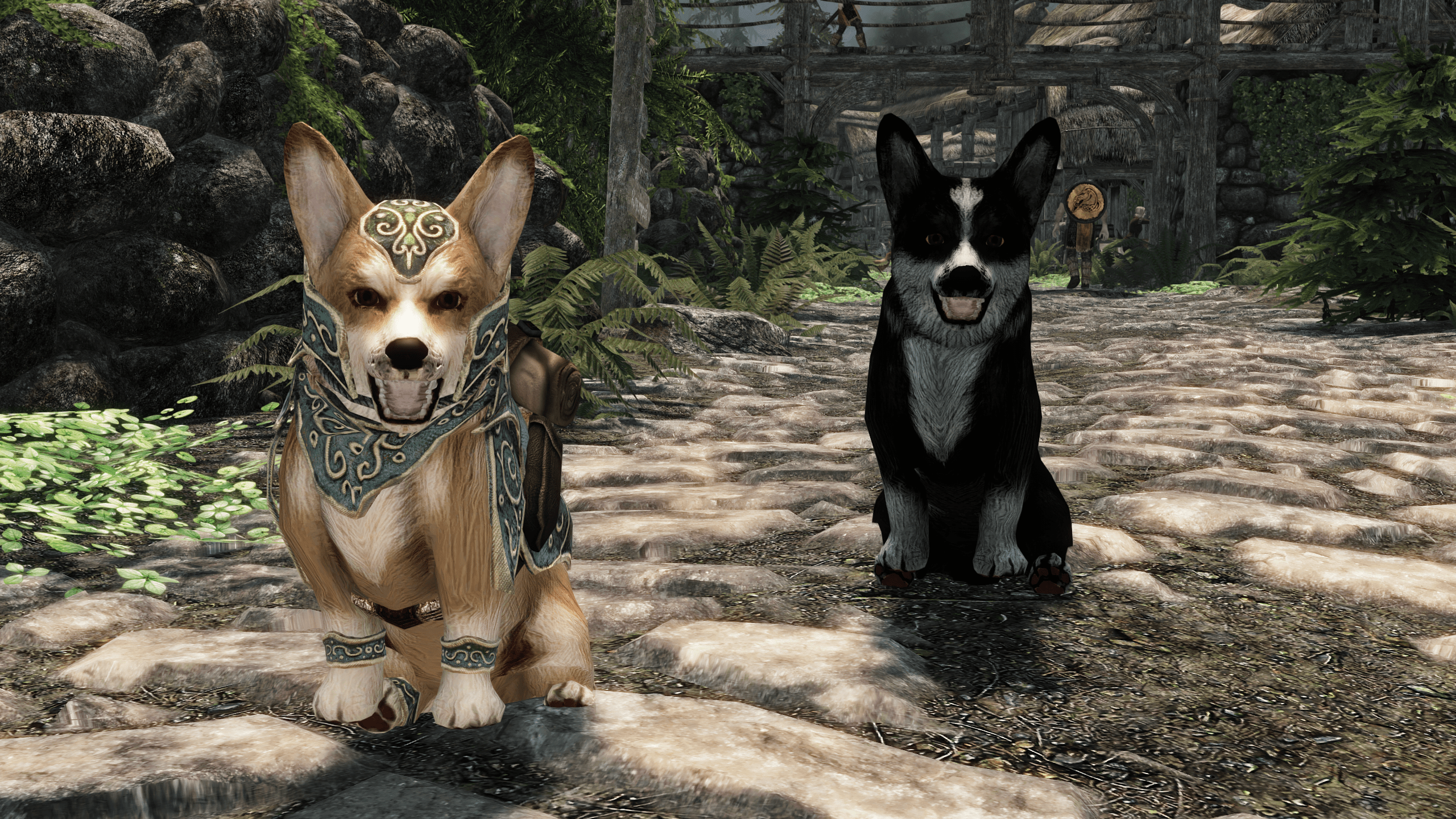 In-game Gladys and Merlin